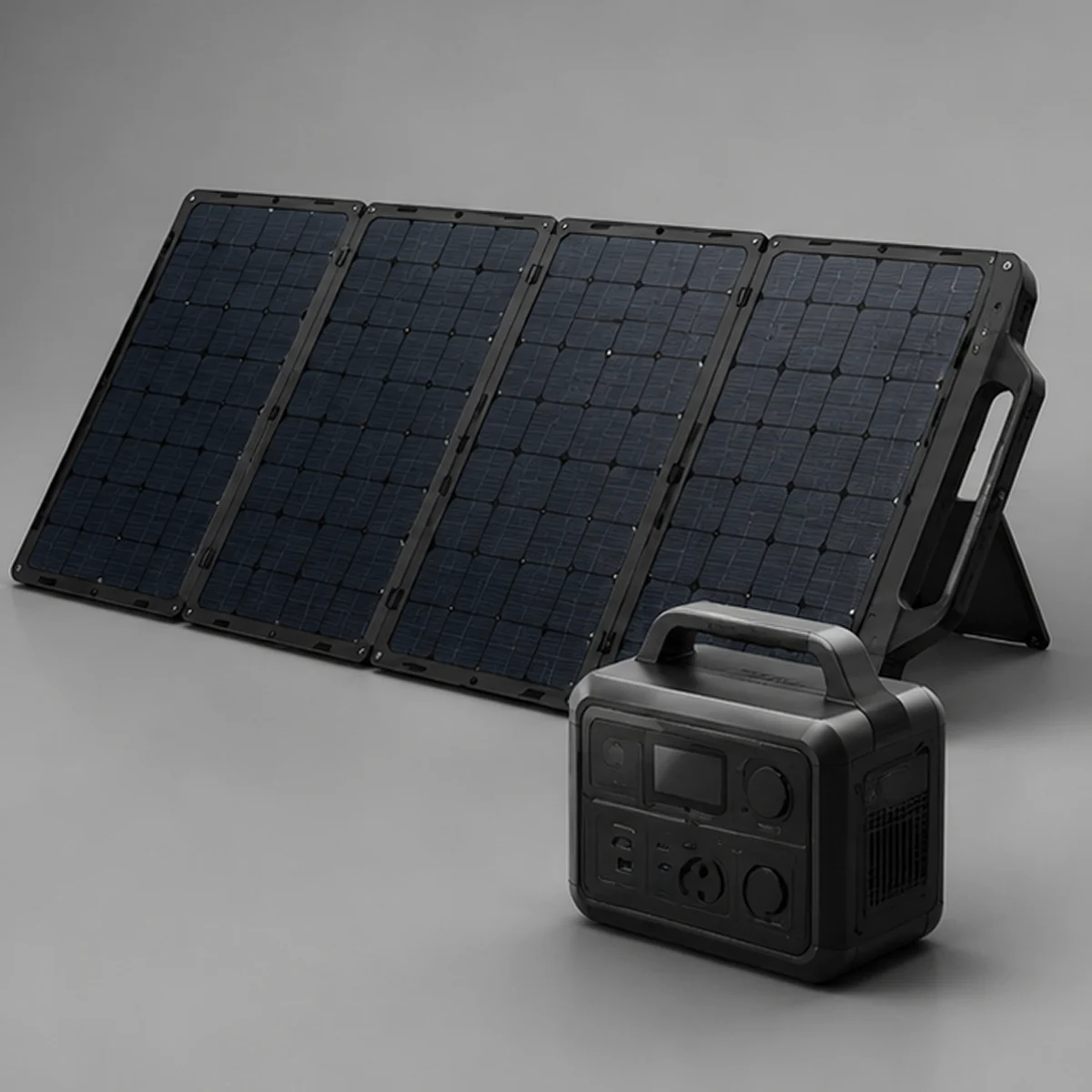 Photorealistic 3D studio render of the charger